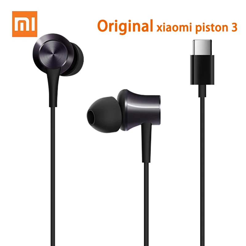 Оригинальные наушники Xiao mi now mi Piston 3 свежая версия наушники-вкладыши проводное управление с mi c для смартфонов 3,5 мм гарнитура type-c