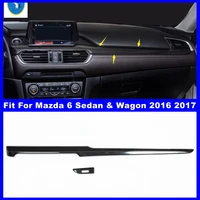 dashboard central control air conditioning decoration strip panel cover trim for mazda 6 sedan wagon 2016 2017 interior refit