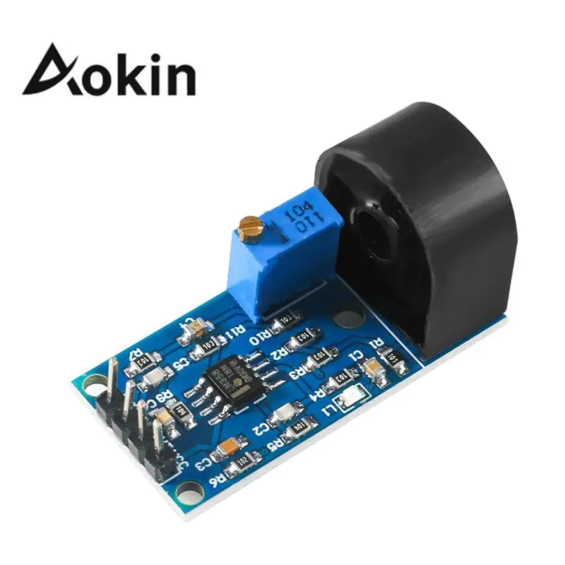 

Aokin ZMCT103C 5A Range Single Phase AC Active Output Onboard Precision Micro Current Transformer Module Sensor For Arduino