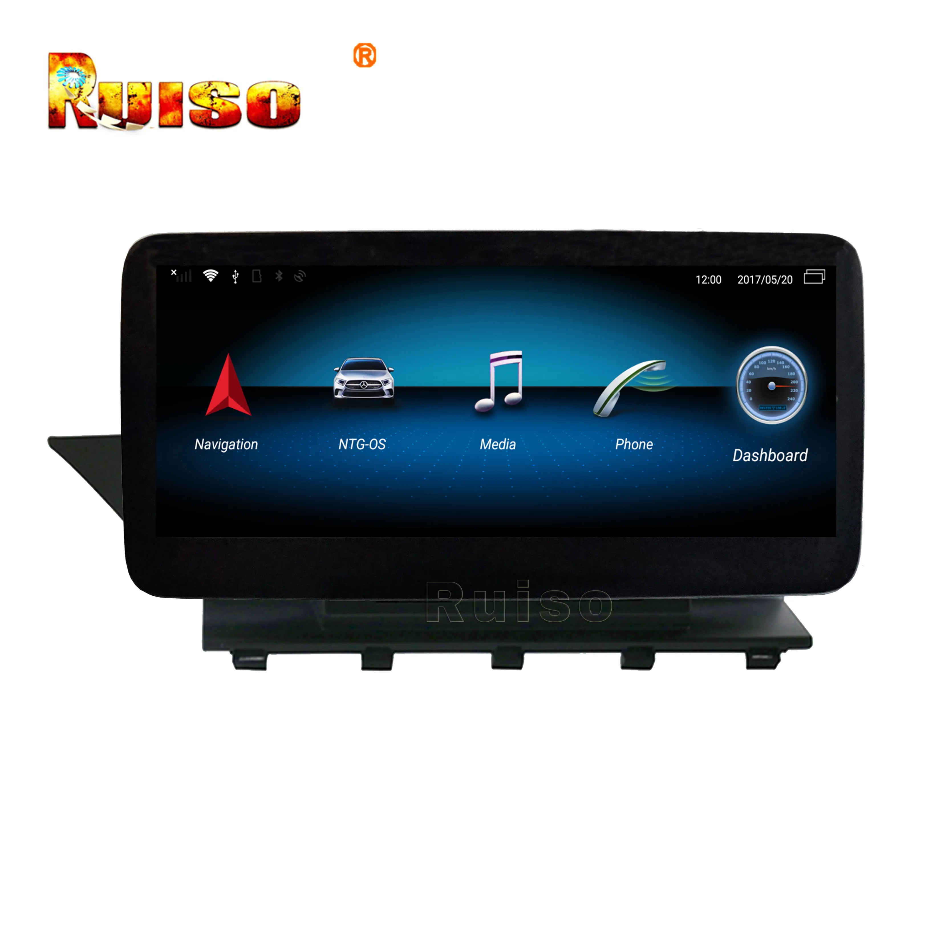 Ruiso 4 Гб ОЗУ+ 32 Гб ПЗУ для Benz GLK Class X204(2008~) Android 9,0 автомобильный dvd-плеер gps аудио авто стерео Мультимедиа