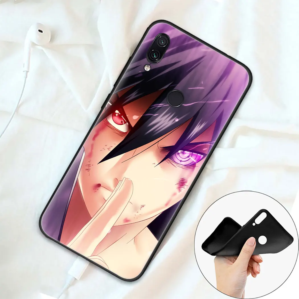 Рисунок героя аниме Наруто Мужские Мягкий чехол для телефона Xiaomi Mi на возраст 6 8 9