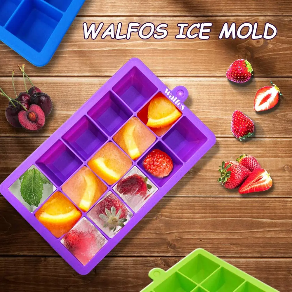 WALFOS 100% Еда Класс силиконовый 1 предмет Новинка 15 квадратных Мягкая силиконовая