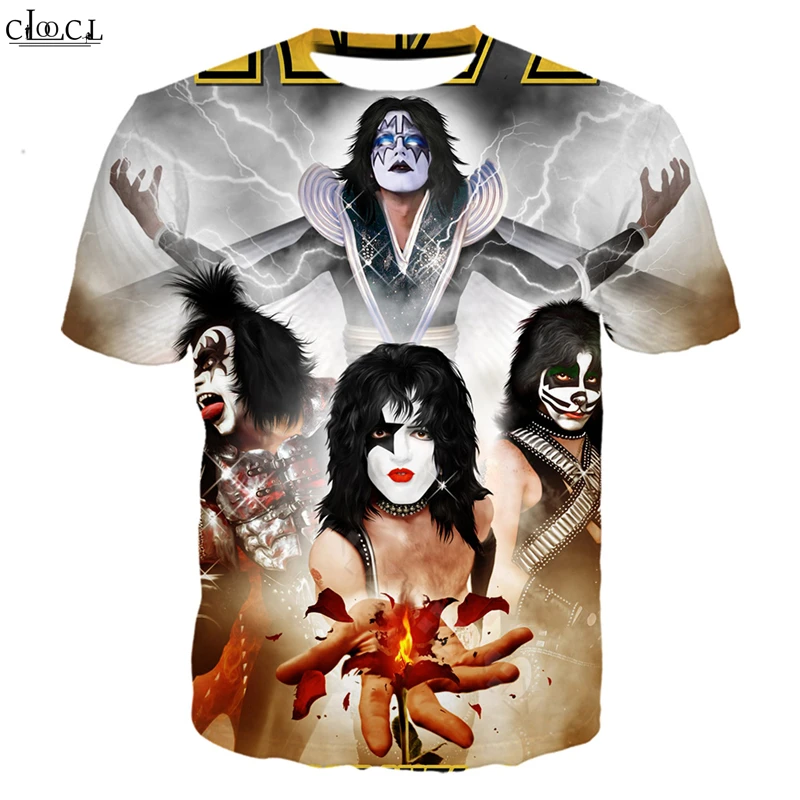 Футболка в стиле хип хоп с металлической поцелуйной лентой жилет 3D принтом