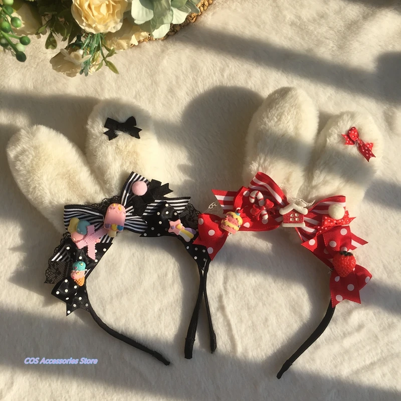 Японские Оригинальные Плюшевые новогодние KC обручи для волос в стиле