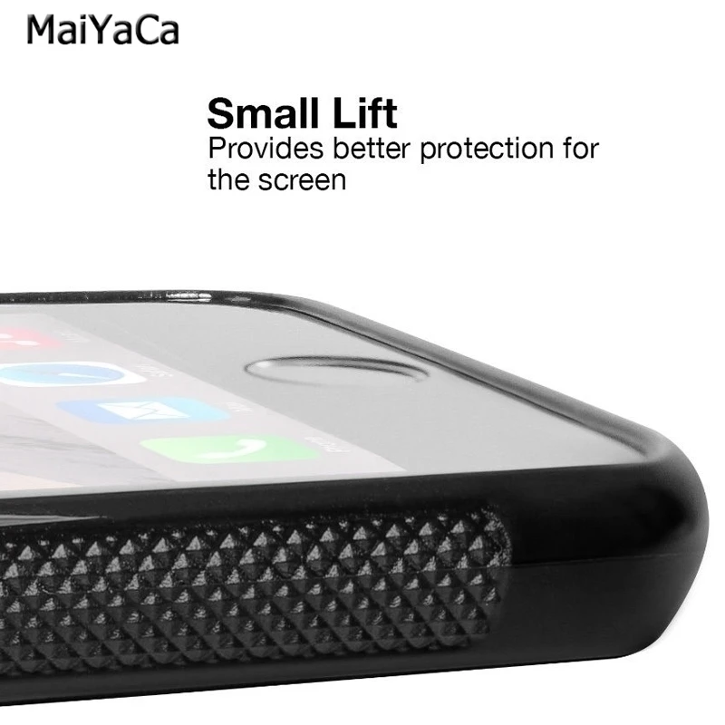 Черный чехол MaiYaCa для iPhone 5 6 7 8 plus 11 12 13 Pro X XR XS Max Samsung Galaxy S7 S8 S9 S10 | Мобильные телефоны
