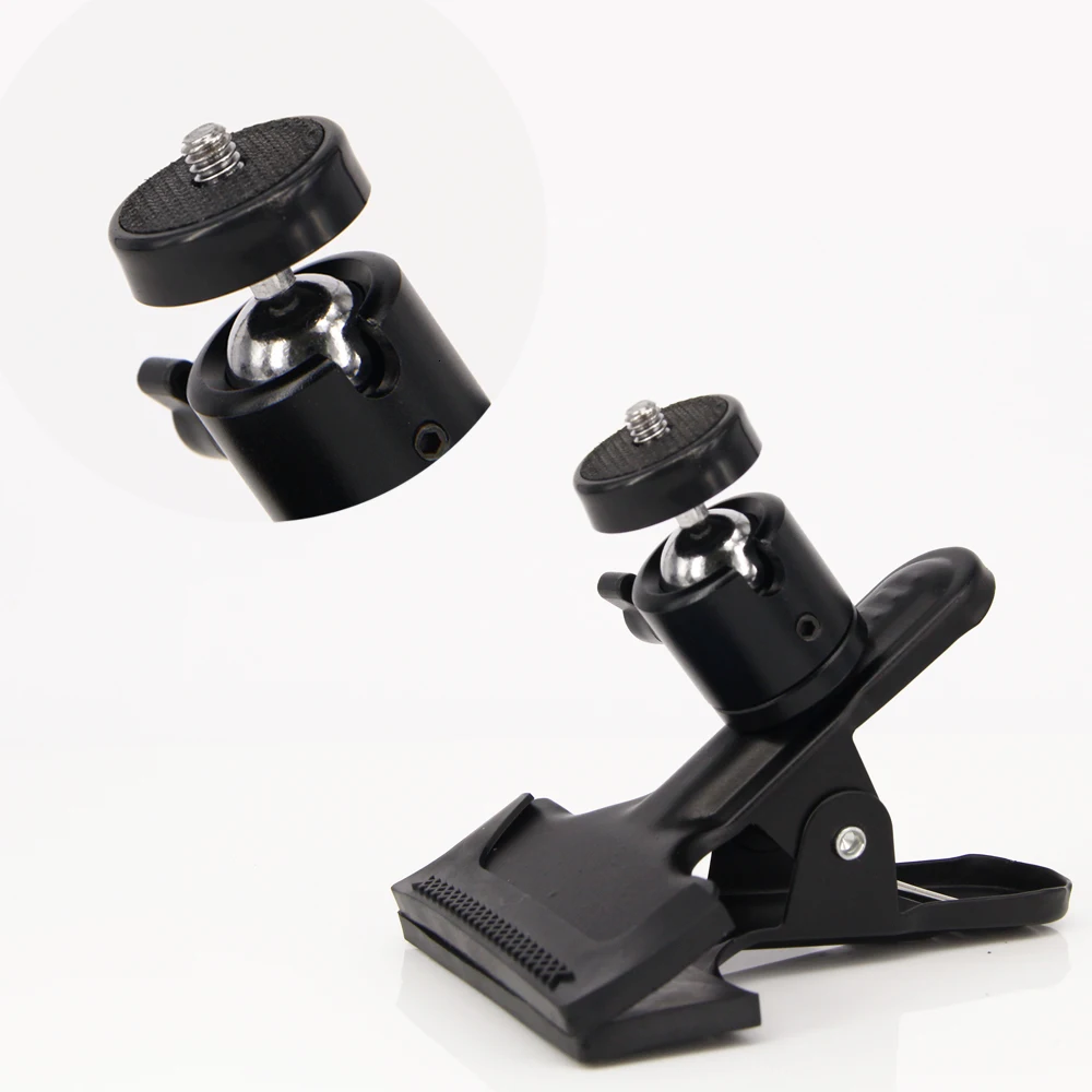 Многофункциональный зажим-клипса с шариковым разъемом для крепления головки