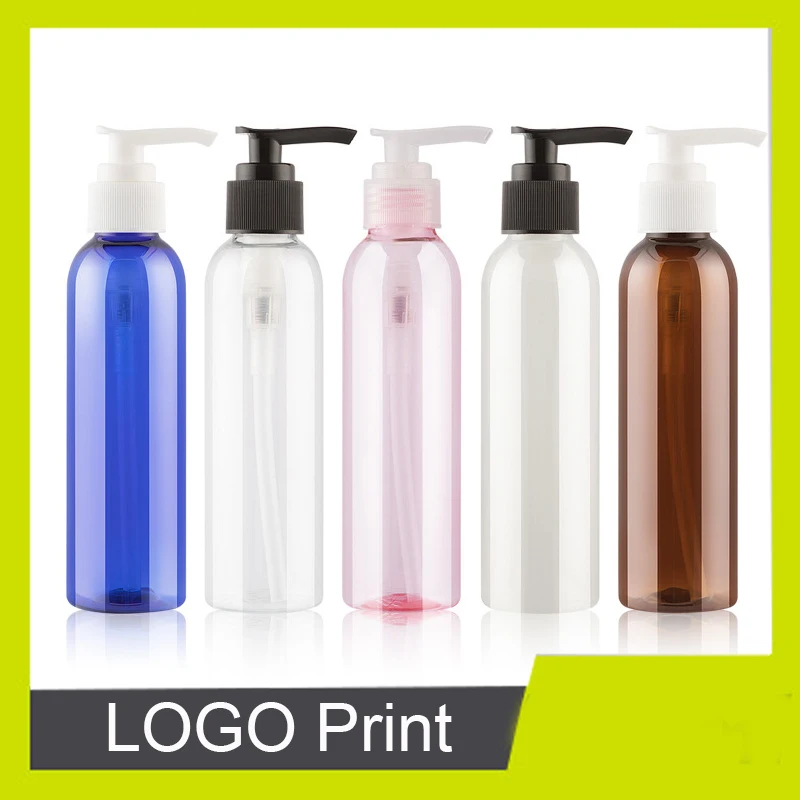 30 шт./лот 150 мл пластиковая многоразовая бутылка с крышкой насоса прозрачный