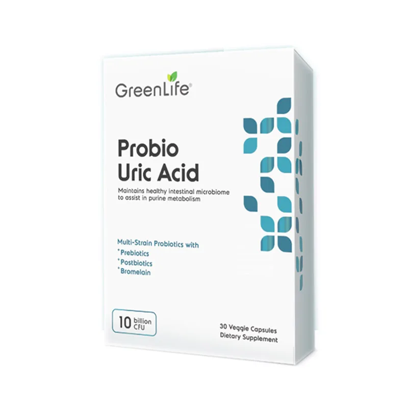 Greenlife Uric Acid Probiotics 30 Capsules/Box Free Shipping