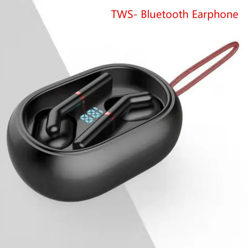 2020 год Bluetooth V5.0 гарнитура TWS Цифровая беспроводная в ухо бас спортивные наушники