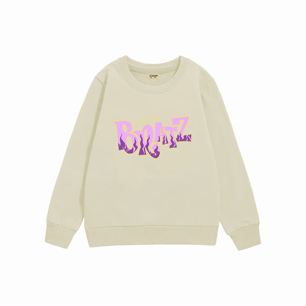 

Свитер детский зимний флисовый с круглым вырезом и длинными рукавами