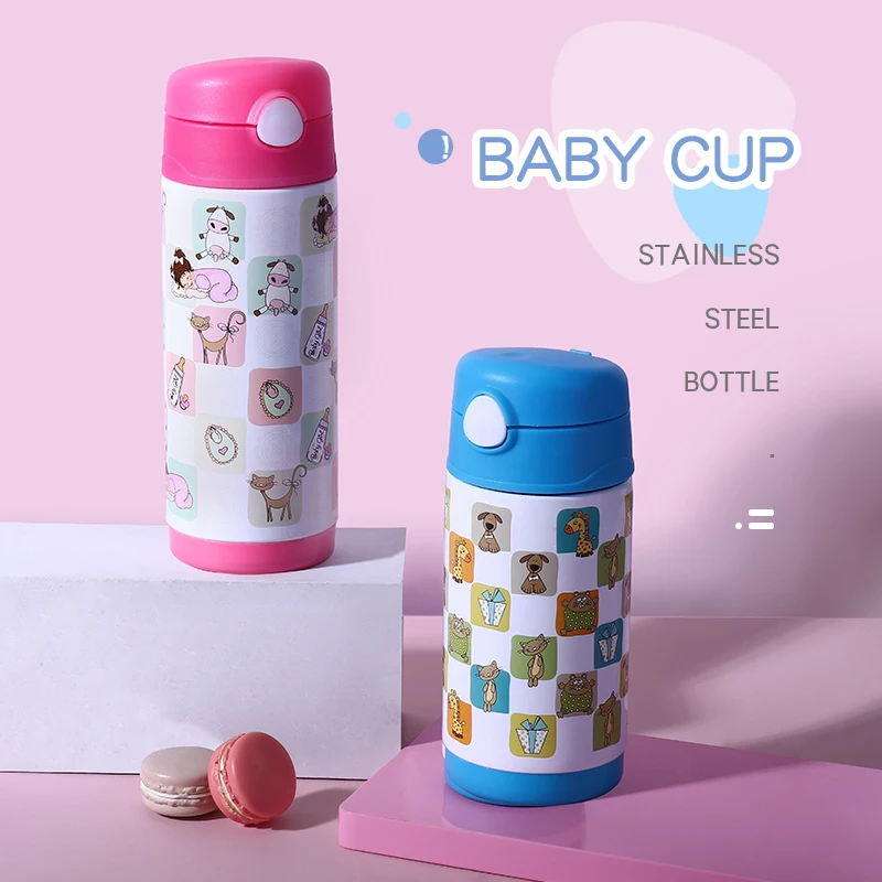 Милая кружка термос из нержавеющей стали соломенная чашка Детская для взрослых