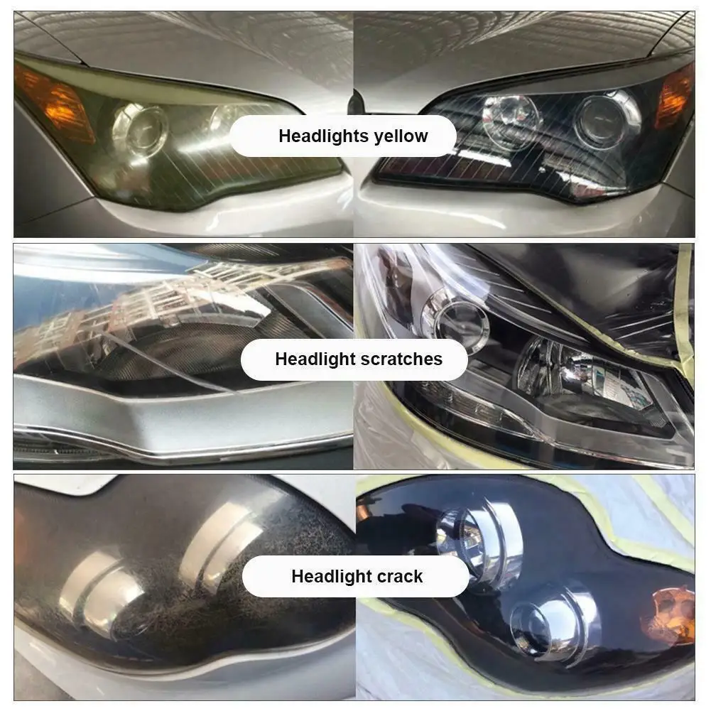 

20/50 Ml Car Headlight Coating Restoration Kit Auto Fluid Repair Polishing Agent Liquid Refurbishment Headlight Tool Car Ca J3A5