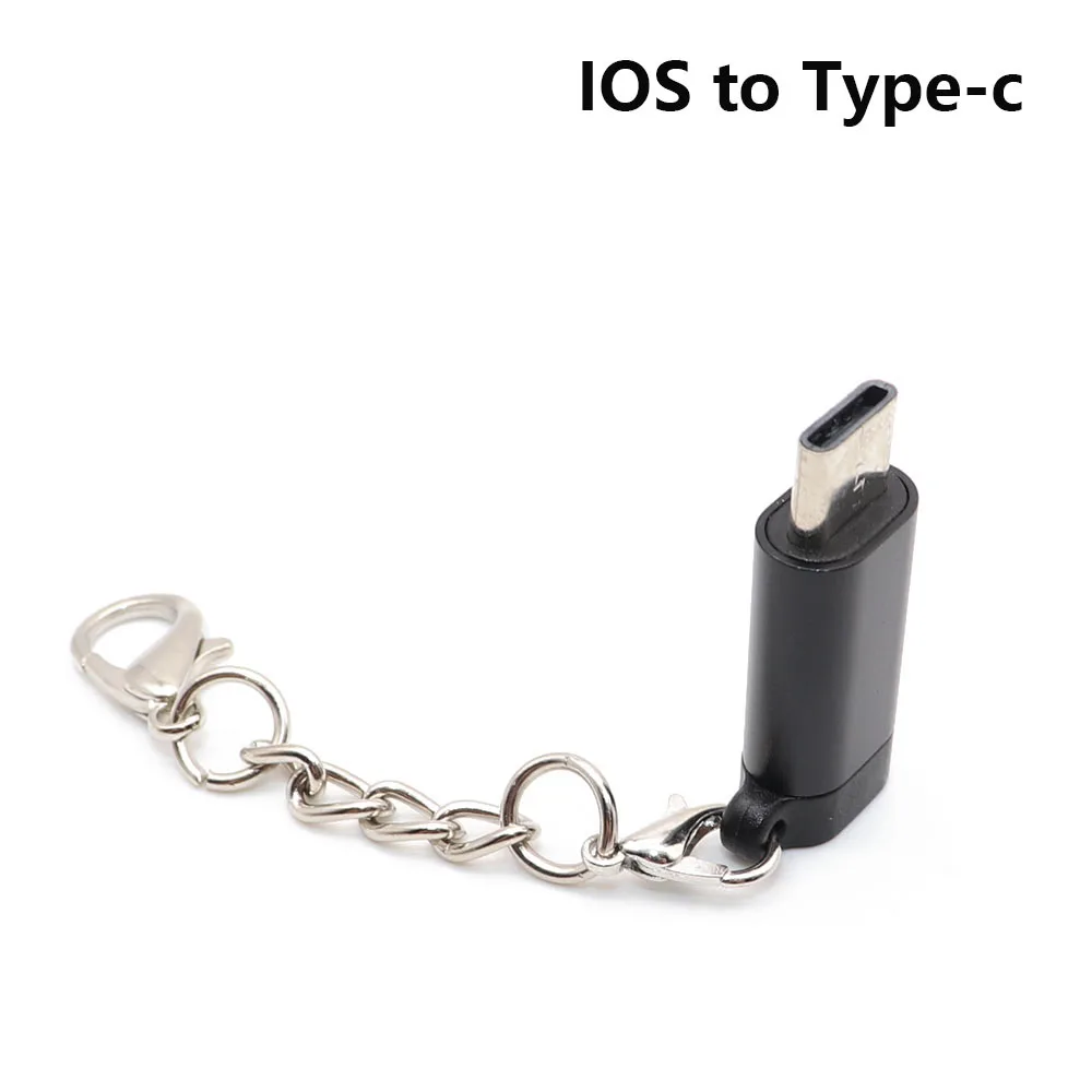 Micro USB к L 8 Pin/type-c/usb3.0 кабель зарядного устройства конвертер адаптер для iPhone и Android и type-c зарядное устройство - Цвет: G
