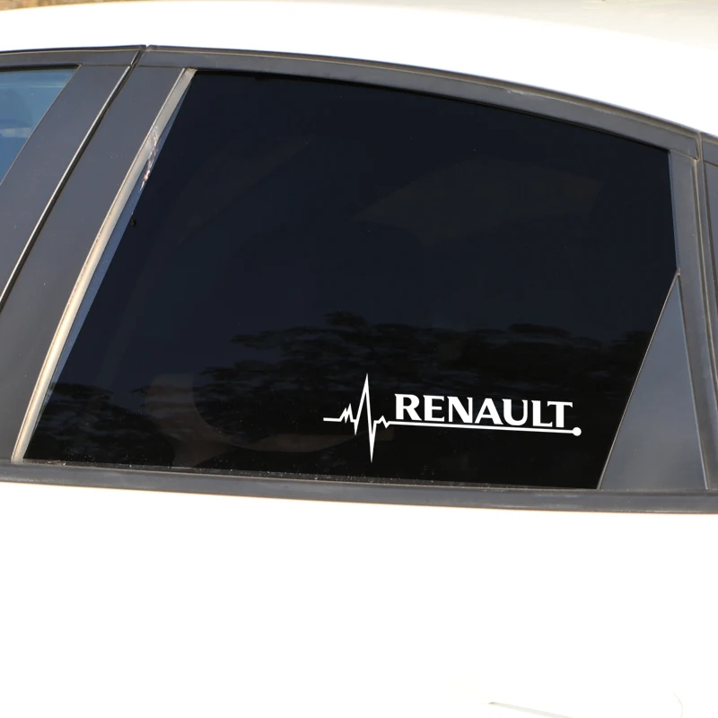 1X Автомобильная наклейка украшение для дверей и окон renault duster megane 2 logan clio значок
