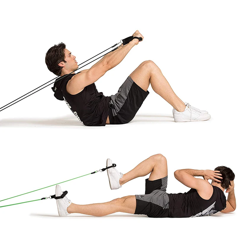

11 Pcs Resistance Bands Set Fitness Bands Resistance Gym Equipment Exercise Bands Pull Rope Fitness Elastic Training Expander