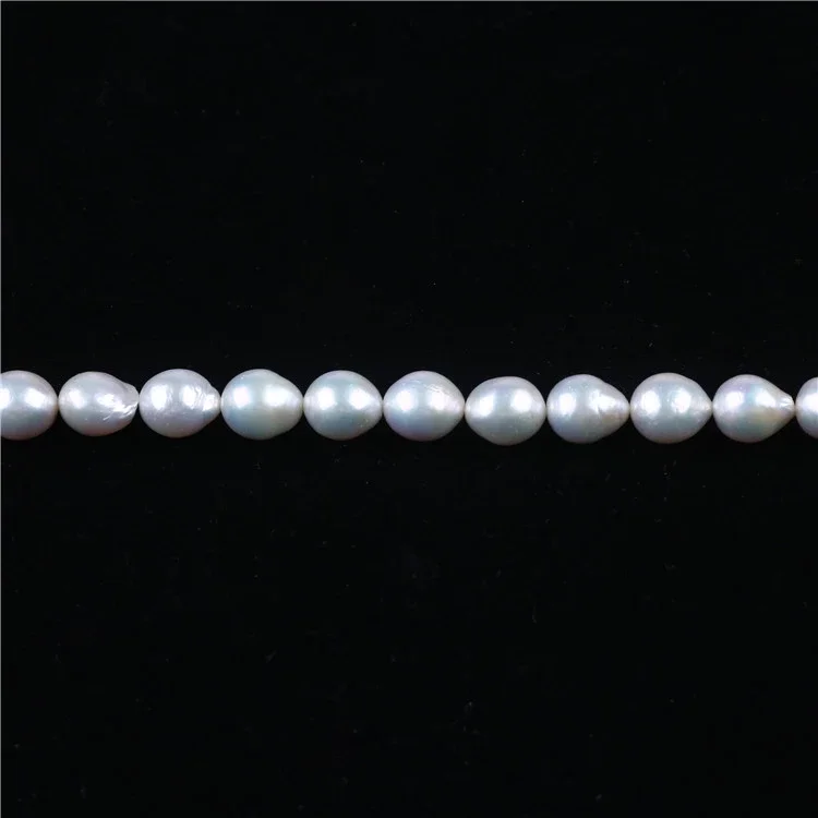 

APDGG Natural Pearl AAA Grade 11-12mm White cultured edison fresh water pearl strands loose beads women lady jewelry DIY