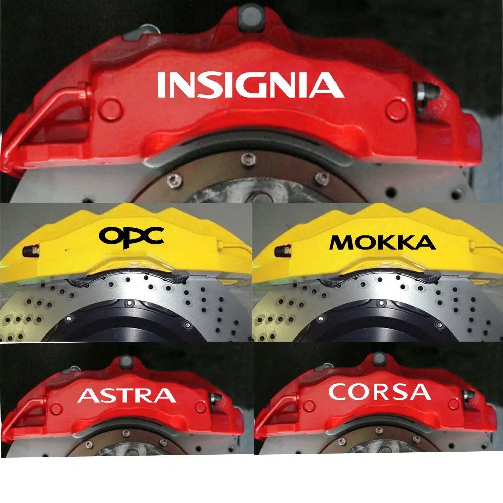 4 шт. виниловые наклейки для Opel OPC Astra J H G K Insignia Corsa D B E Mokka Vectra B|Наклейки на