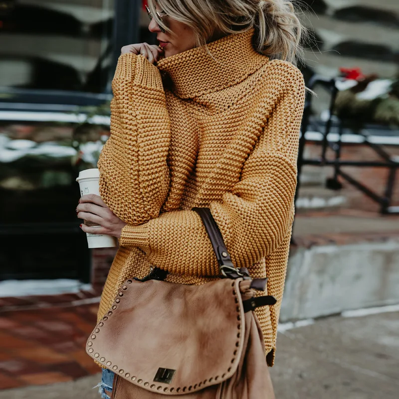 Осень зима 2020 новый европейский и американский импортный трикотаж толстый