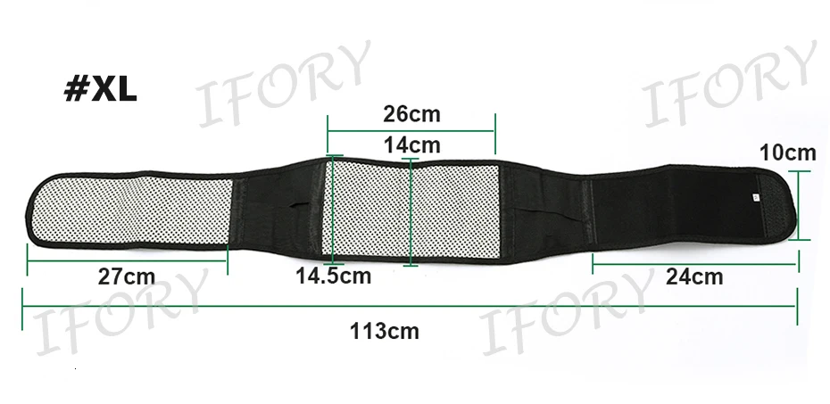 Ifory, забота о здоровье, для женщин, теплая, 109 см, защита на талию, магнитотерапия, турмалин, пояс для поддержки талии, бандаж, массажный пояс