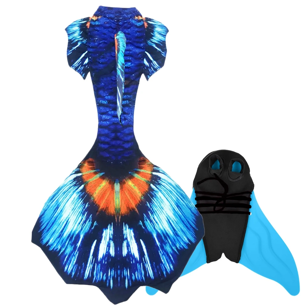Купальный костюм для девочек с хвостом русалки детские костюмы косплея хвост