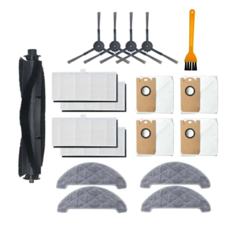 

Main Brush Dust Bags Side Brush Hepa Filter Mop Cloth Parts for XIAOMI VIOMI S9 Robot Vacuum Cleaner Accessories