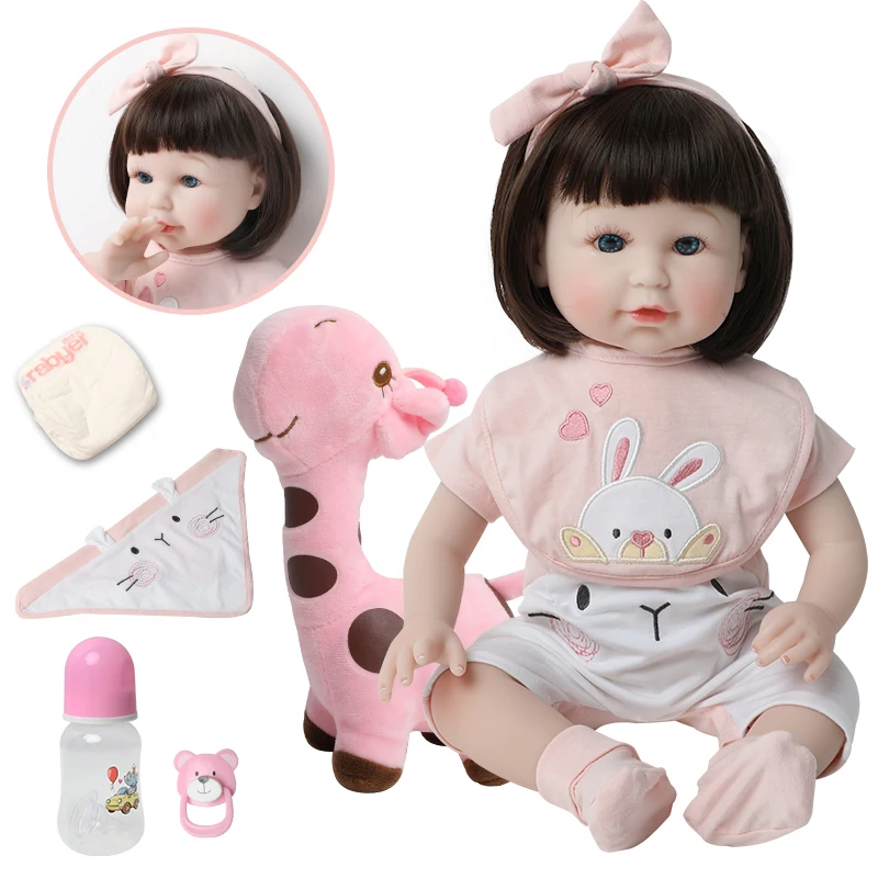 Реалистичная силиконовая кукла младенец 56 см 22 дюйма|Куклы| |