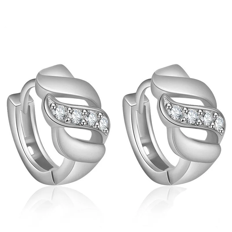 Новое поступление 2021 серебряные ювелирные изделия серьги цвета розового золота