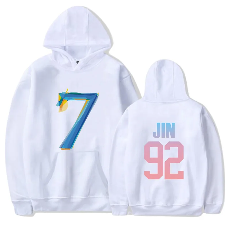 

Хлопковая креативная толстовка с изображением карты души 7 K-POP, Толстовка для женщин и мужчин, модная Толстовка в стиле Харадзюку, толстовки ...