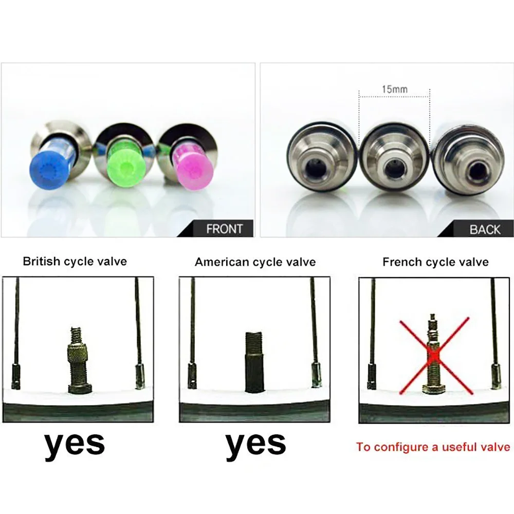 Светящиеся колпачки на ниппель колеса для автомобиля велосипеда мопеда