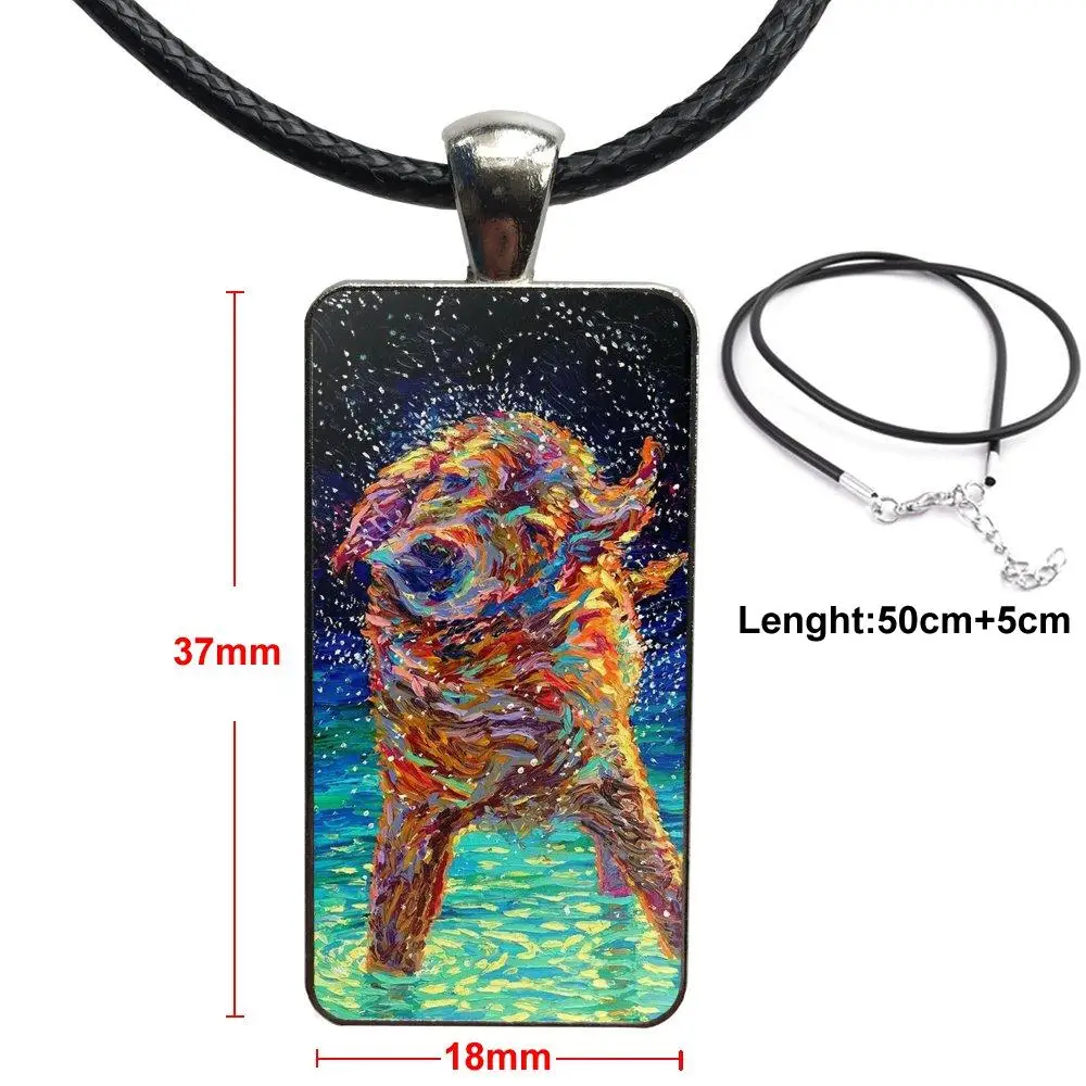 Щенок Лабрадор ретривер собака для женщин подарок бренд сталь цвет ювелирные