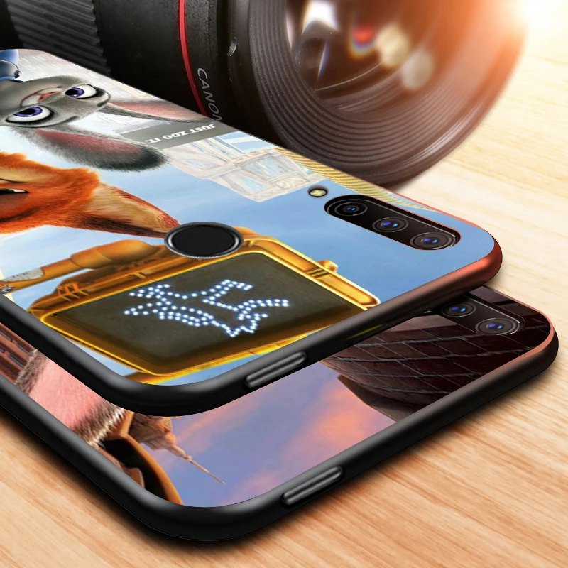 

Zootropolis Disney for Huawei Honor 30 20 10 9S 9A 9C 9X 8X MAX 10 9 Lite 8A 7C 7A Pro Silicone Black Phone Case