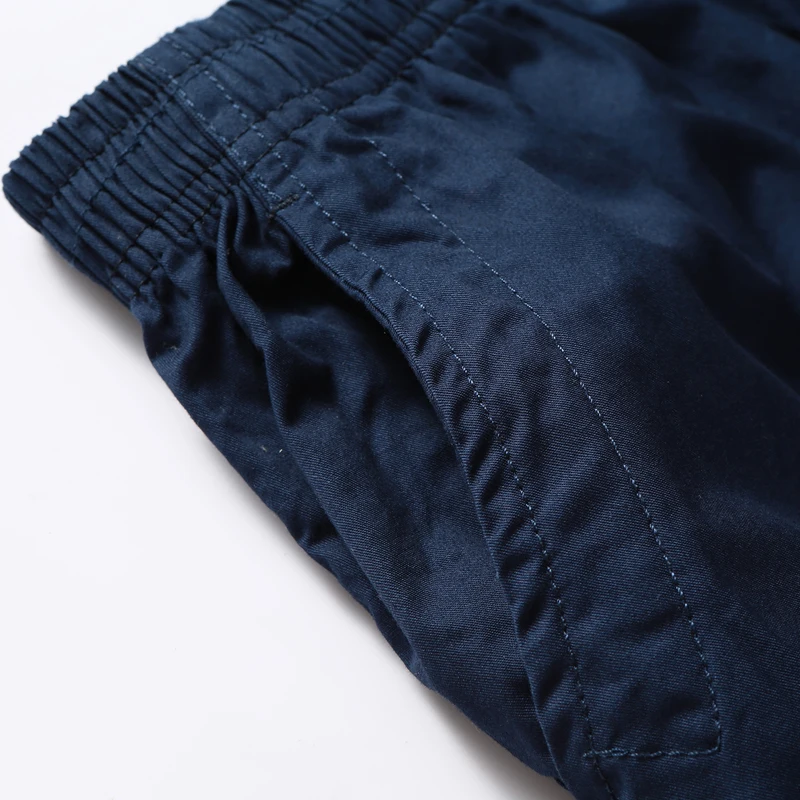 Мужские хлопковые спортивные шорты повседневные однотонные для занятий в