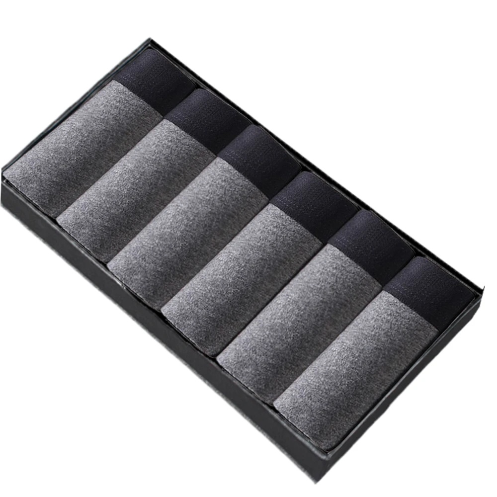 6 шт./лот сексуальные хлопковые боксеры с надписью мужское нижнее белье мужские