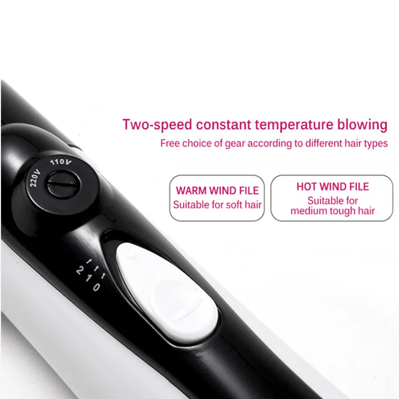 

3 IN 1 Hot Air Blower Dryer Comb Hair Straightener Curling Iron Brush Rotating Hair Dryer Brush Hair Curler Styler Styling Tools