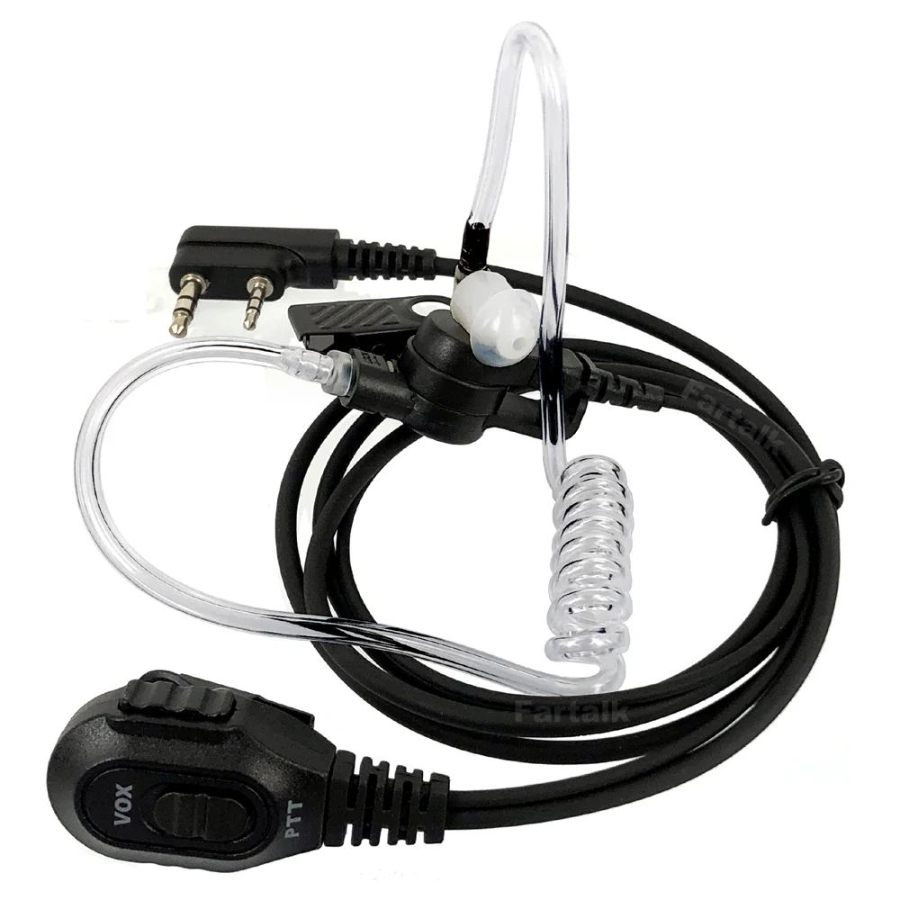 Наушники VOX с микрофоном для Baofeng UV-5r BF-888S UV-10R UV5R BF-X3 DM-5R UV-S9 Plus TYT MD-380 DM-8HX MD-390 - купить