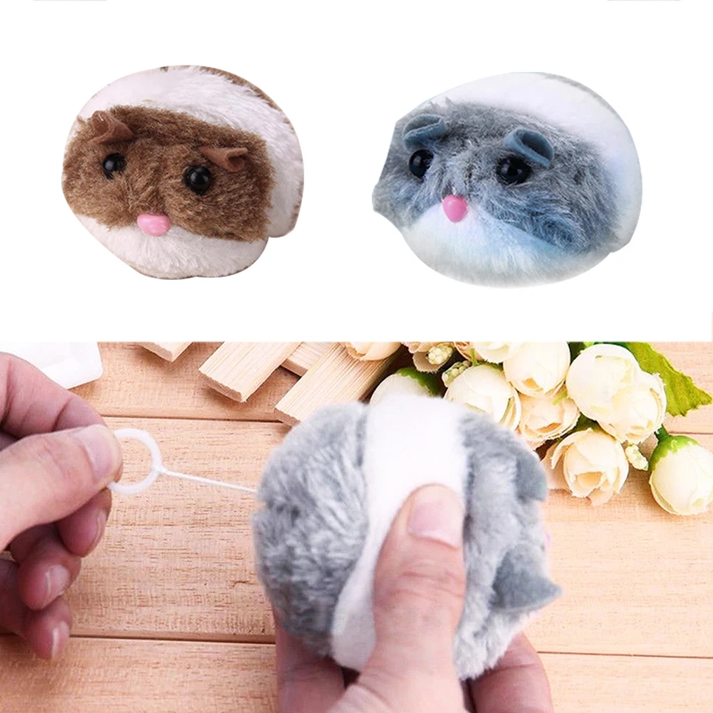 Новая игрушка для кошек плюшевая Меховая Вибрирующая мышка питомец котенок