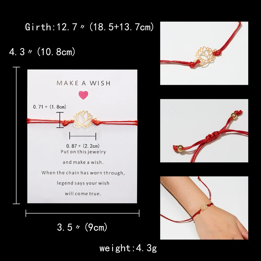 Belleper Make a Wish/Friendship/Mom Love Card Turtle Adjustable Fashion High Quality Bracelet Charm Female New Unique Jewelry