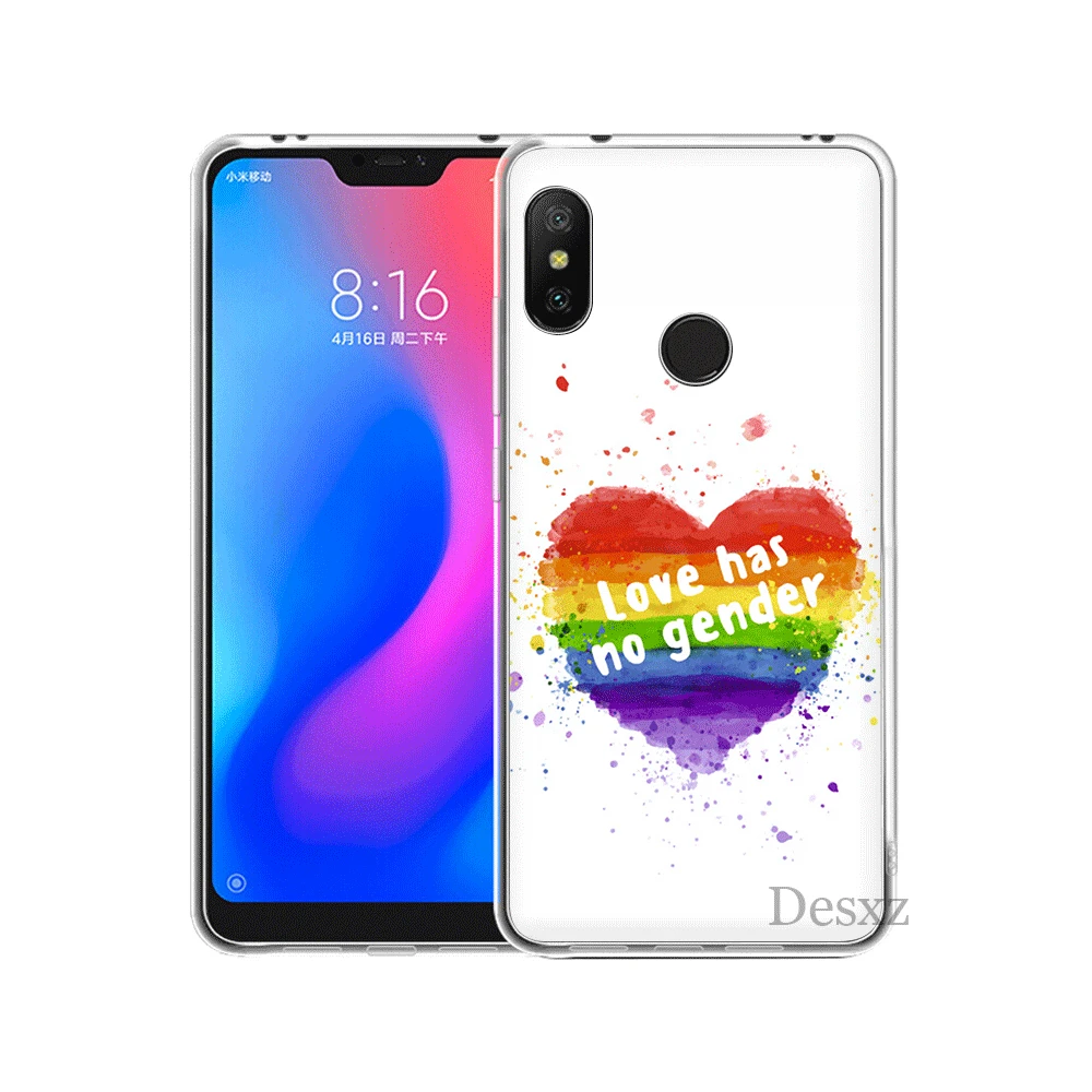Мобильный чехол для телефона Xiaomi Redmi Note 6 7 Pro 5A 4 4X3 5 Жесткий Чехол ЛГБТ Радуга