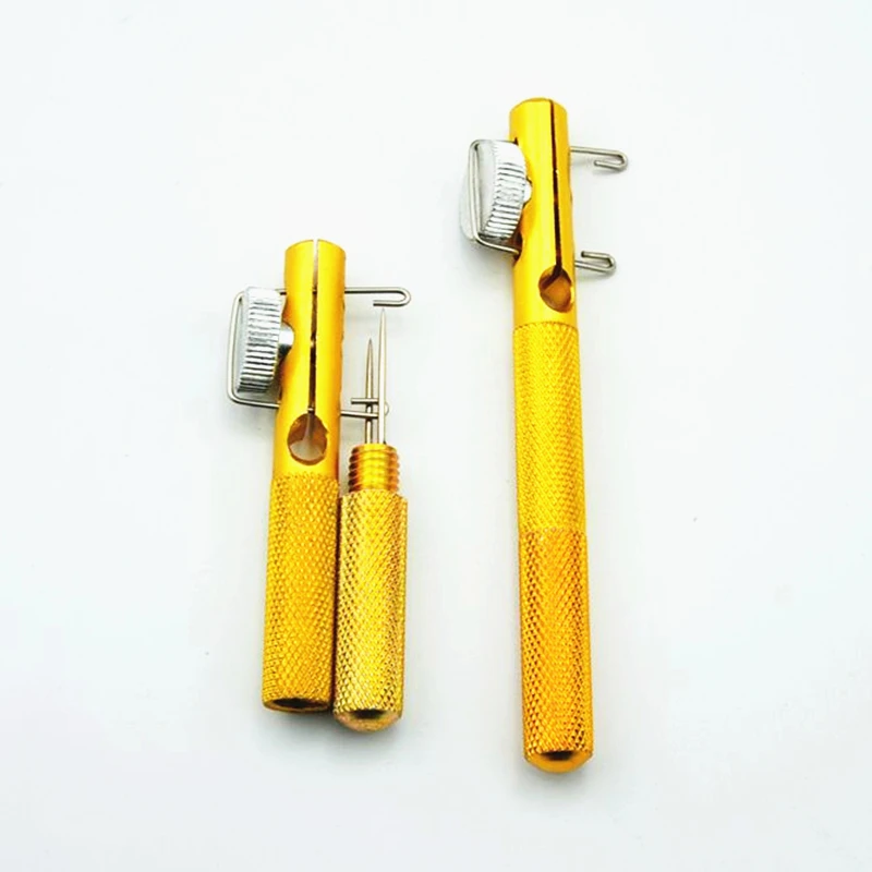 Полностью металлический инструмент для завязывания рыболовных крючков и