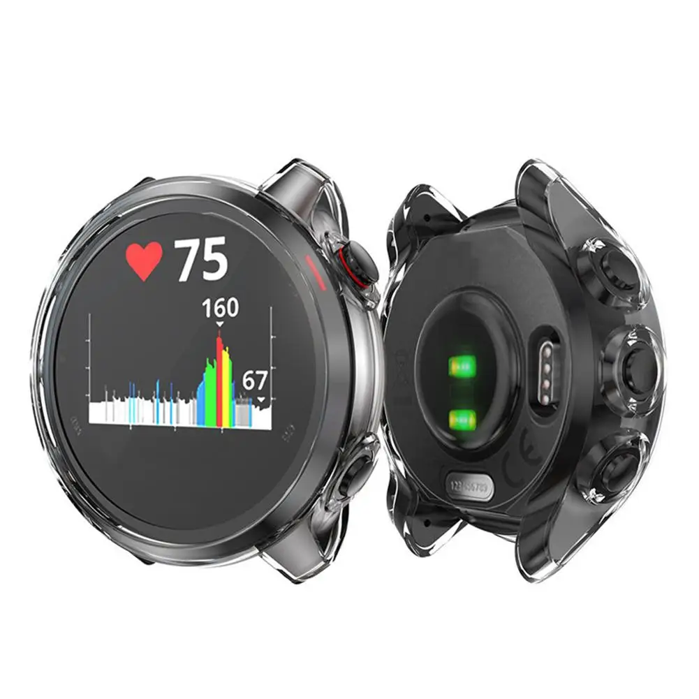 Смарт часы защитный чехол ТПУ оболочки для Garmin Forerunner 245/245M