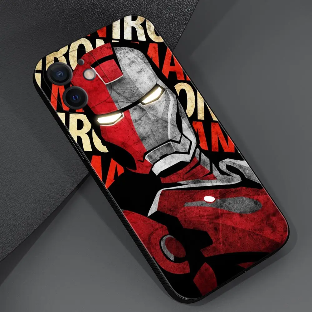 Phone Case For Apple iPhone 14 13 12 11 Pro Max 13 12 Mini XS Max XR X 7 8 Plus 6 6S Cover Marvel Iron Man Comics