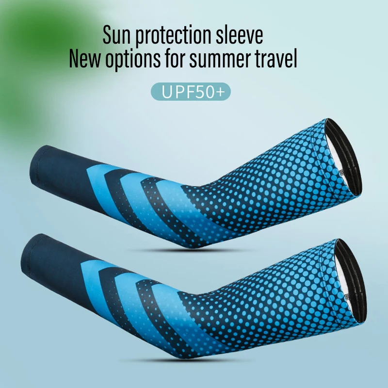 

Cooling Arm Sleeves Cover Basketball Cycling Golf Sport UV Sun-Protection Unisex HA