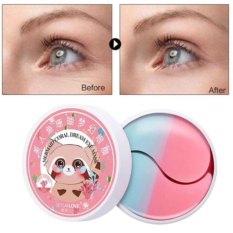 

60pcs Hyaluronic Acid Eyes Mask Remove Dark Circles Moisturizing Eye Patches Anti-Wrinkle Anti Aging Crystal Collagen Mask