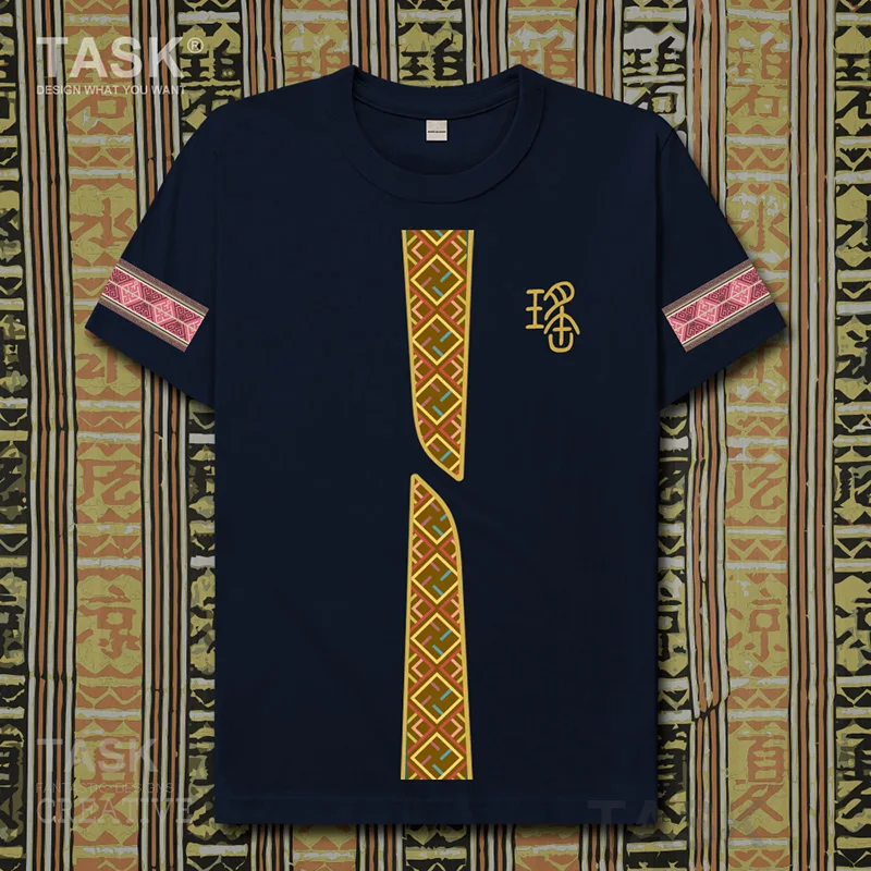 

Characteristic national style t-shirt Chinese Ethnic Minorities Yao Nationality Print Short sleeve clothes cotton Fashion tops03