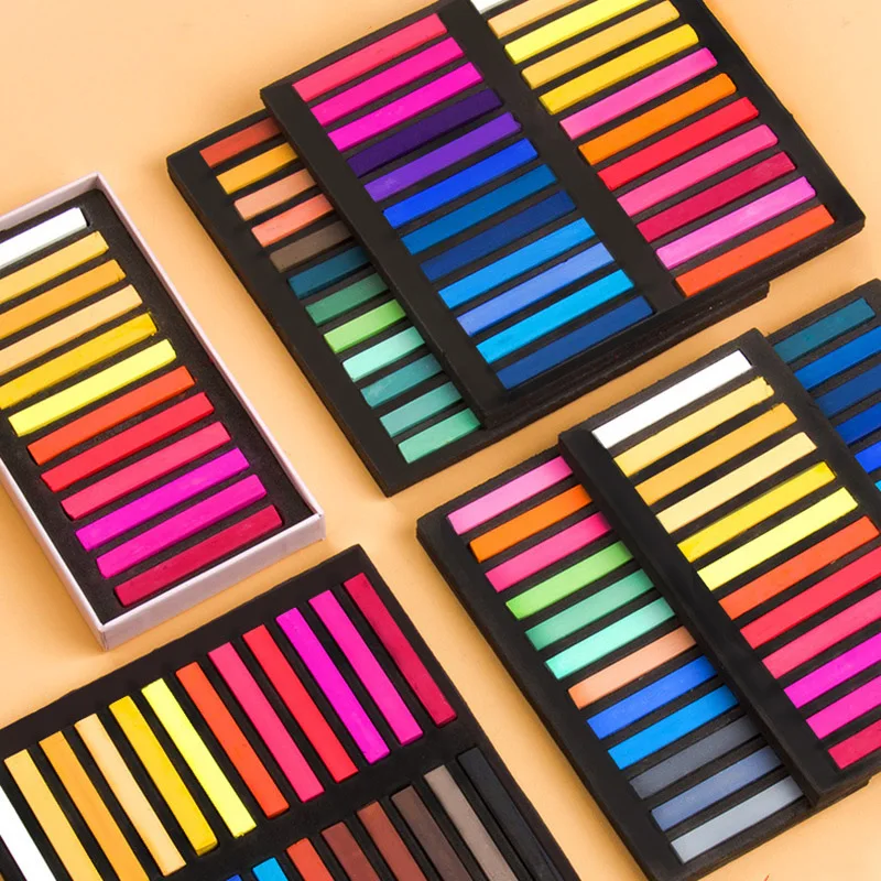 Мягких пастельных набор квадратных Пастель Мел квадратный пастелью коробка