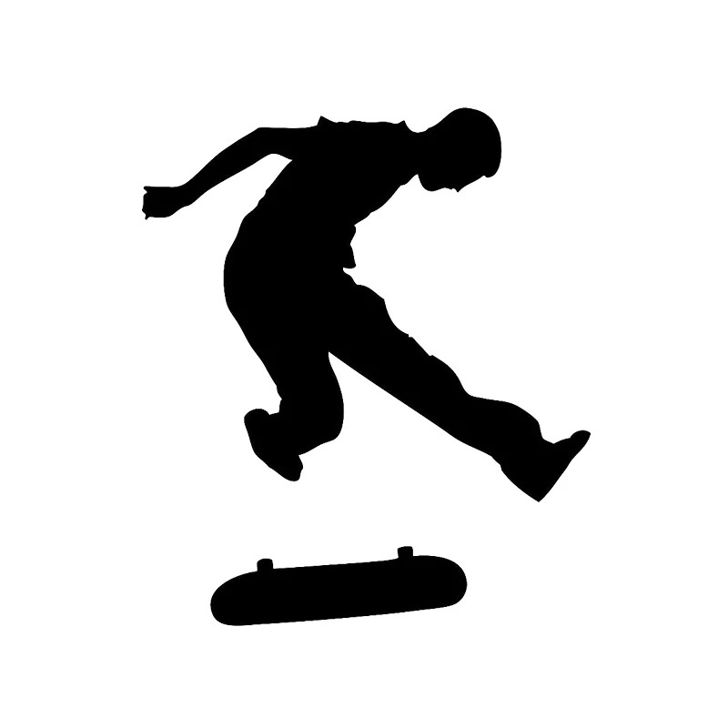 

17*14.7cm SKATE DECAL KICKFLIP STICKER DECAL car accessories Handsome And Cool Motorcycle SUVs Bumper Laptop Car Styling