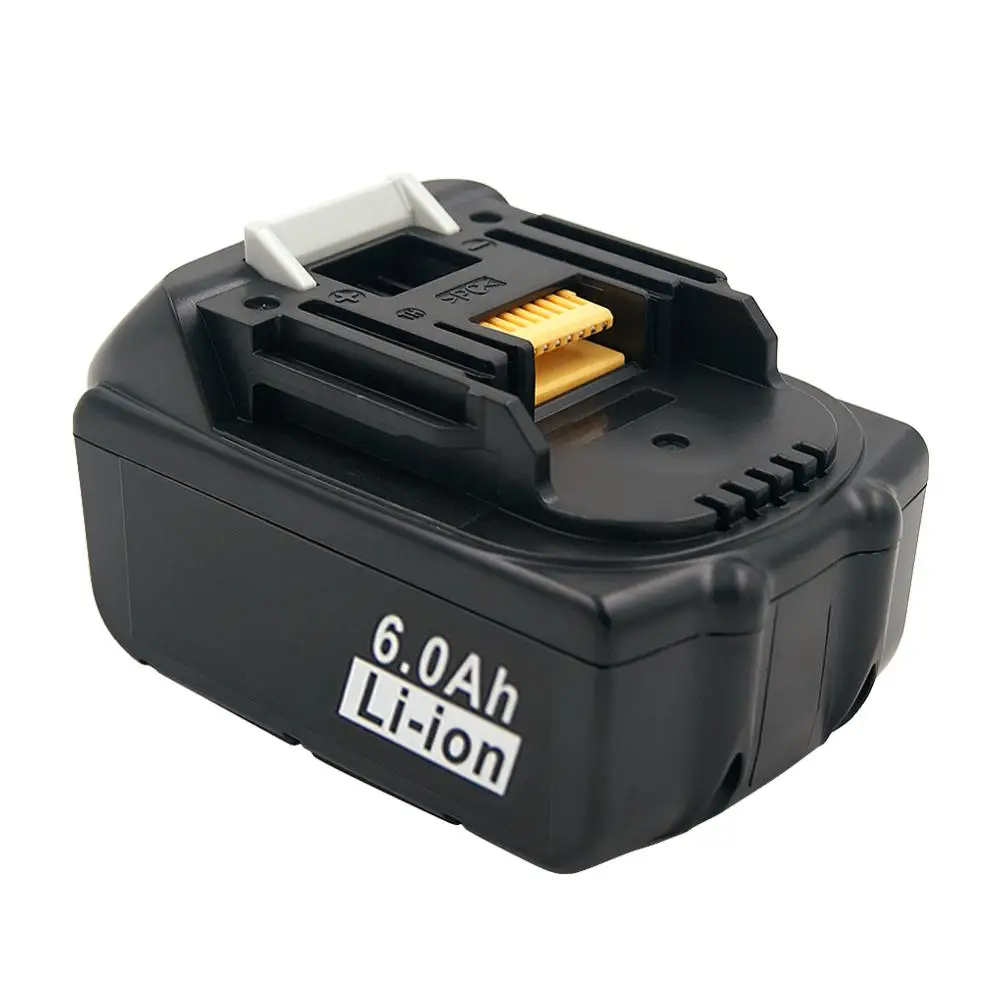 Сменный перезаряжаемый литий ионный аккумулятор 18 в 6 Ач 6000 мАч BL1860 для