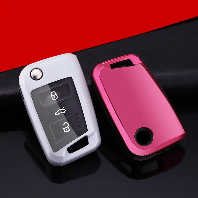 Чехол для автомобильного ключа из ТПУ и поликарбоната защитный чехол Volkswagen VW Golf 7
