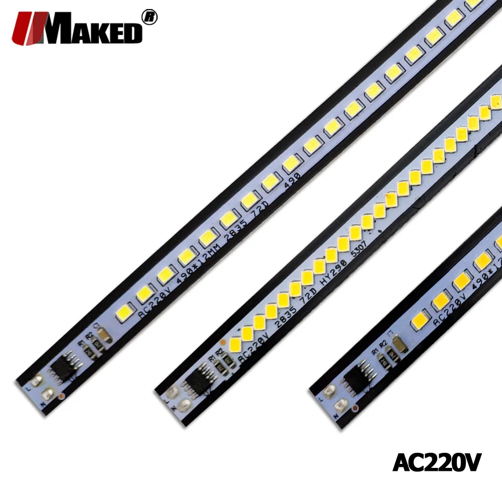 10 шт. AC 2835 в Светодиодная панель 3 Вт 4 6 8 20 30 50 см 24 36 72 светодисветодиодный s SMD