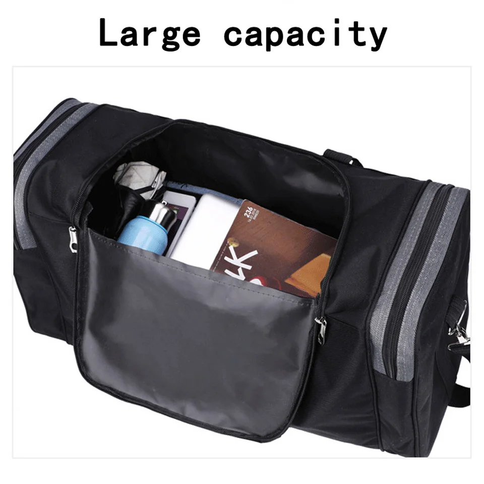Вместительная дорожная спортивная сумка для багажа мужская тренировок в